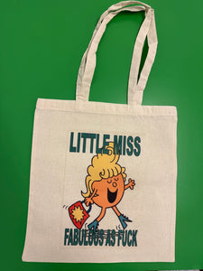 Little Miss Fabulous As Fuck Tote Bag
