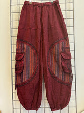 Load image into Gallery viewer, Acid Wash Trousers – RED (13)
