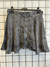 Load image into Gallery viewer, Short Embroidered Skirt - GREY
