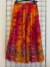 Load image into Gallery viewer, Tie Dye Mirrored Paisley Skirt
