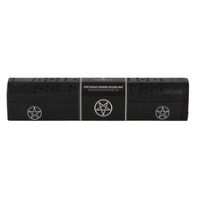Load image into Gallery viewer, Pentagram Wooden Black Pepper Incense Box Set
