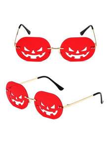 Halloween Red Pumpkin Party Sunglasses