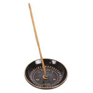 Black Talking Board Ceramic Incense Stick Holder