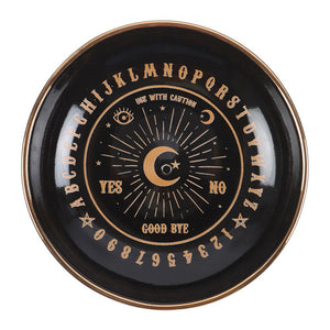 Black Talking Board Ceramic Incense Stick Holder