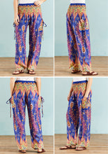 Load image into Gallery viewer, Navy Peacock Trousers - Free size
