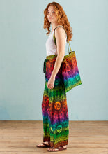 Load image into Gallery viewer, Rainbow Print Tie Trousers – Free size
