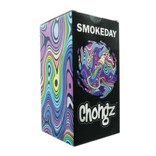 Load image into Gallery viewer, Chongz Glass 20cm “D-Lux” Glossy Gold Ice Bong

