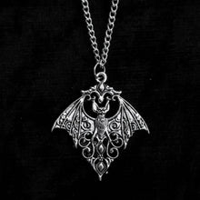 Load image into Gallery viewer, Filigree Bat Necklace
