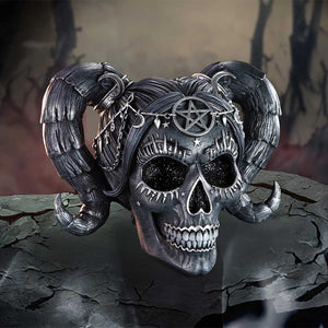 Drop Dead Gorgeous - Solve and Coagula Baphomet Doll Skull