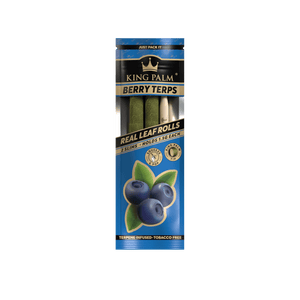 KING PALM BERRY TERPS - TERPENE INFUSED PALM LEAF BLUNTS - MINI PACK OF 2