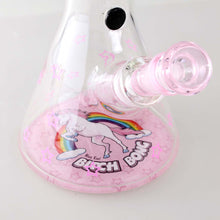 Load image into Gallery viewer, Black Leaf 'Bitch' Boxed Percolator Glass Beaker Bong &amp; Grinder Set
