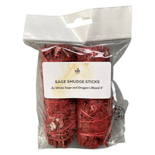 Load image into Gallery viewer, Dragons Blood Sage Smudge Sticks
