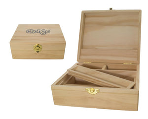 Chongz Large Wooden Rolling Box