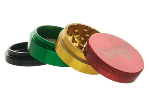 Chongz 50mm “Rasta” 4 Part Grinder