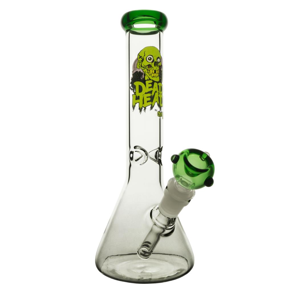Dead Head by Chongz 26cm Glass Beaker Ice Bong - Green