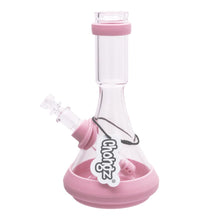 Load image into Gallery viewer, Chongz Glass 20cm Ice Water Pipe with Pink Silicon Accents

