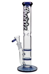 Chongz Chainsaw Honeycomb Diffuser Glass Ice Bong 32cm - BLUE