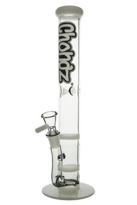 Chongz Chainsaw Honeycomb Diffuser Glass Ice Bong 32cm - WHITE