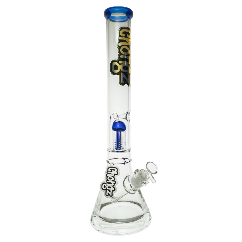 Chongz 46cm Glass Ice Percolator Bong - Blue