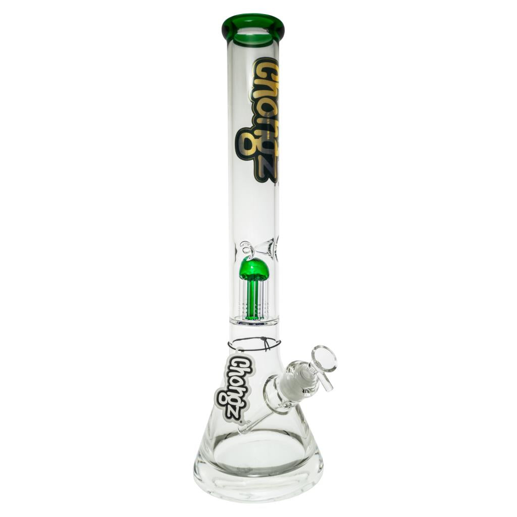 Chongz 46cm Glass Ice Percolator Bong - Green
