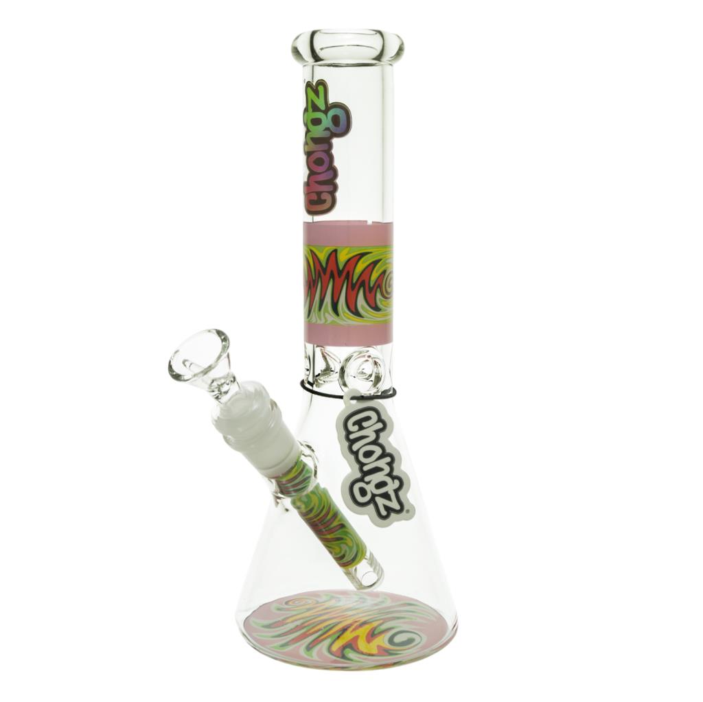 Chongz Glass 25cm Glass Ice Beaker Bong – Pink