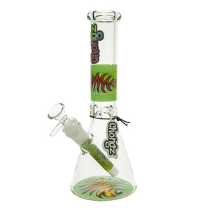 Chongz Glass 25cm Glass Ice Beaker Bong – Green