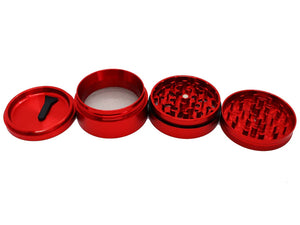 Elements Red Aluminium 4 Part Grinder – 40mm