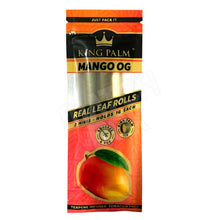 Load image into Gallery viewer, KING PALM MANGO OG - TERPENE INFUSED PALM LEAF BLUNTS - MINI PACK OF 2
