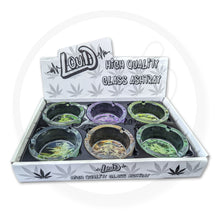 Load image into Gallery viewer, Weed Strains Round Glass Ashtray
