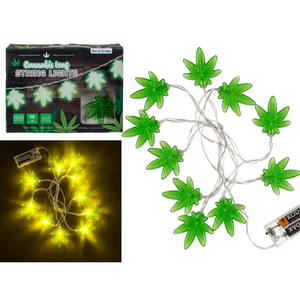 Cannabis Leaf String of LED Lights