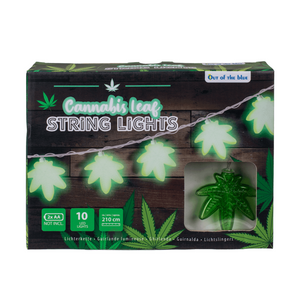 Cannabis Leaf String of LED Lights