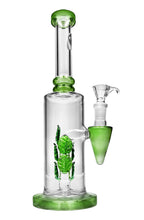 Load image into Gallery viewer, SPRING LEAVES Glass Percolator Bong - 27cm
