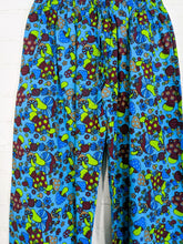 Load image into Gallery viewer, Turquoise Mushroom Print Harem Trousers
