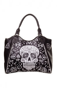 Black Skull Pentagram Bag