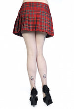Load image into Gallery viewer, Red Tartan Mini Skirt
