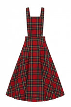 Load image into Gallery viewer, SWEET RED TARTAN PINAFORE DRESS

