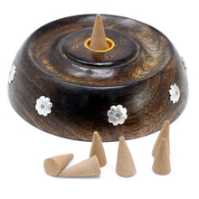 Load image into Gallery viewer, Cone &amp; Stick Burner - Mango Wood
