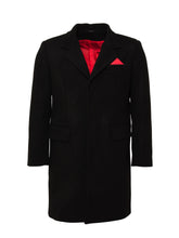 Load image into Gallery viewer, Crombie Overcoat in Wool - Black
