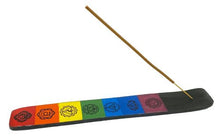 Load image into Gallery viewer, Chakra Wooden Incense Tray
