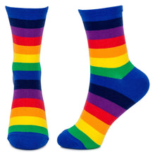 Load image into Gallery viewer, Socks - Blue Rainbow
