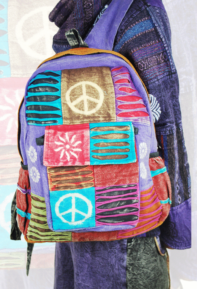 Patchwork Backpack Fresh Garbage