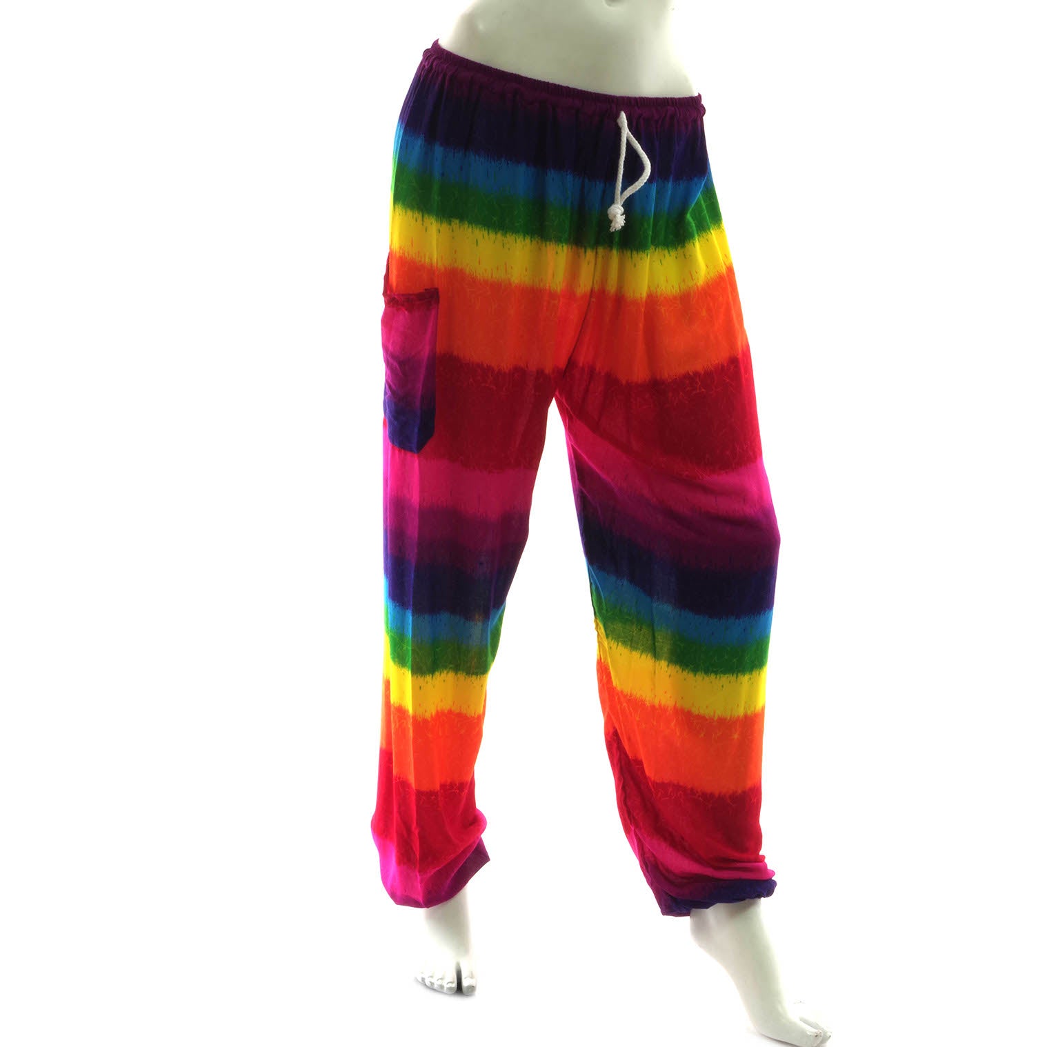 Black Rainbow Stripe Glitter Pant | PrettyLittleThing USA