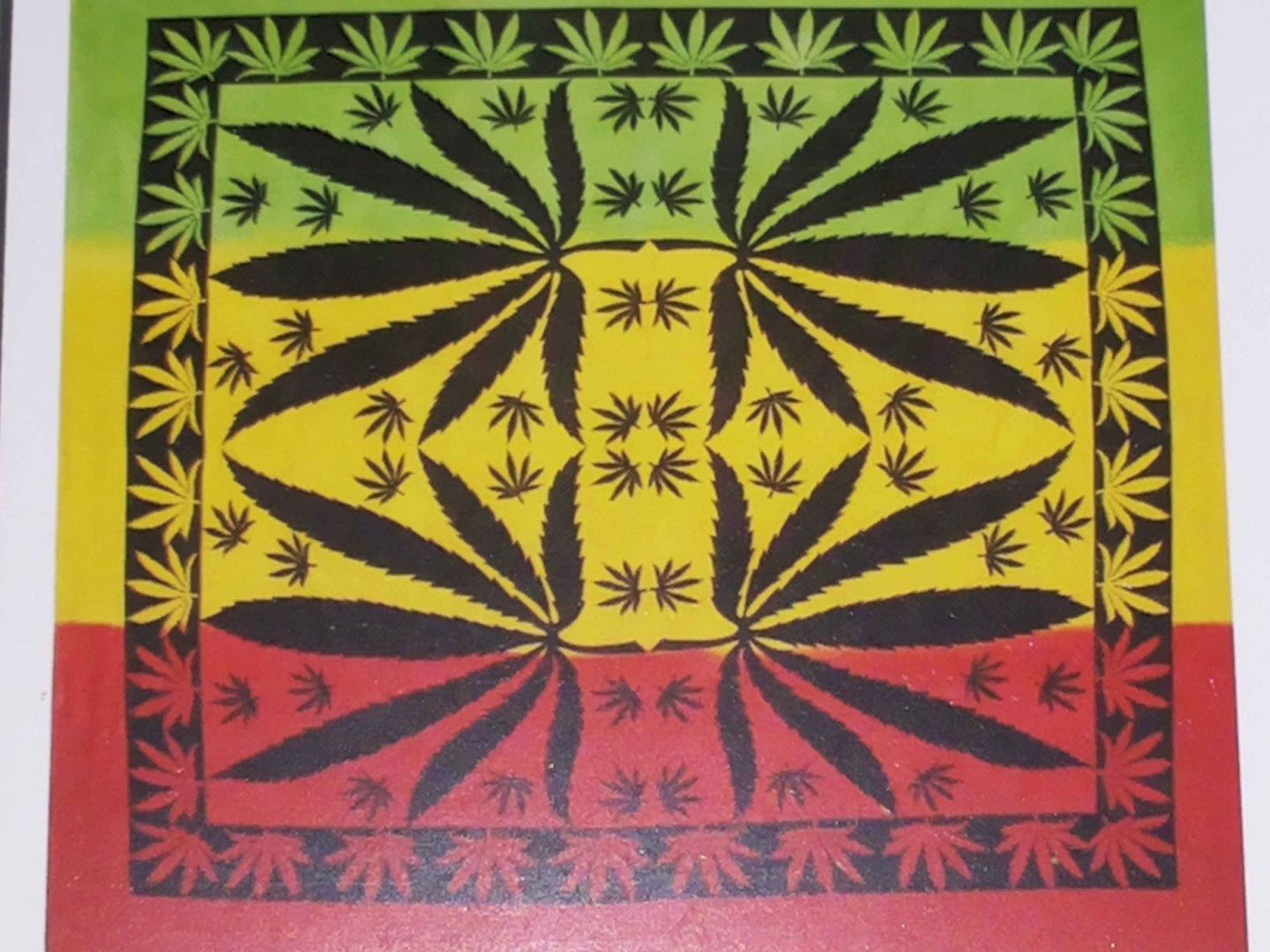 Rasta Leaf Double Bedspread