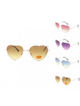Load image into Gallery viewer, Classic Heart Shape Aviator Sunglasses - 4 COLOURS
