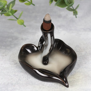 LEAF BACKFLOW INCENSE BURNER