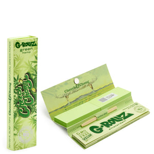 G-ROLLZ Cheech & Chong- Organic Green Hemp - 50 KS Papers + Tips