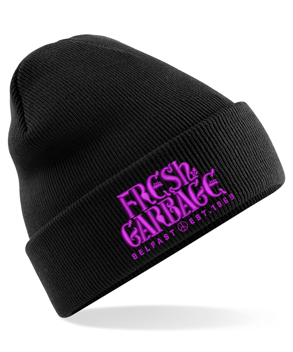 The FRESH GARBAGE Embroidered Beanie Hat - 14 COLOURS to choose from !