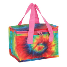 Load image into Gallery viewer, GROOVY BABY RAINBOW TIE DYE LUNCH BAG
