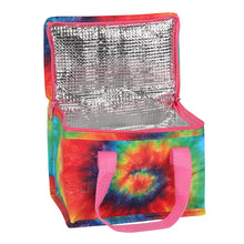 Load image into Gallery viewer, GROOVY BABY RAINBOW TIE DYE LUNCH BAG
