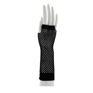 Long Fishnet Gloves - BLACK